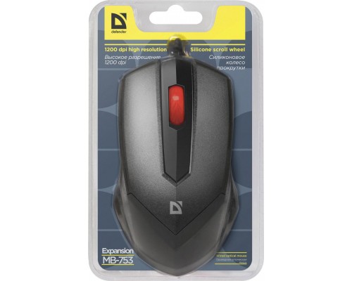 Мишка Defender Expansion MB-753 Black (52753)
