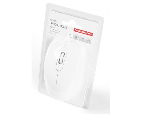 Мишка Modecom MC-M10 USB White (M-MC-0M10-200)