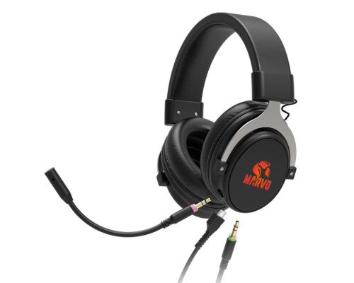 Навушники Marvo HG9052 Red-LED 7.1 Black (HG9052)