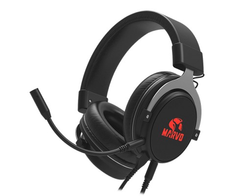 Навушники Marvo HG9052 Red-LED 7.1 Black (HG9052)