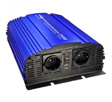 Автомобільний інвертор 12V/220V MS-2500 2500W, approximate sinusoid, USB, Shuko*2 Tommatech (29448)