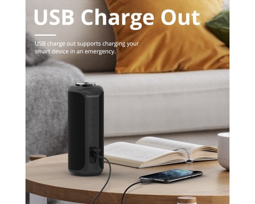 Акустична система Tronsmart T6 Plus Upgraded Edition Black (367785)