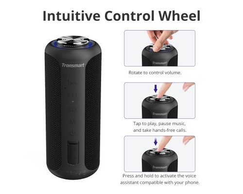Акустична система Tronsmart T6 Plus Upgraded Edition Black (367785)