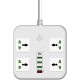 Мережевий фільтр живлення Voltronic TВ-Т90, 4роз, 3*USB White (ТВ-Т90-White)