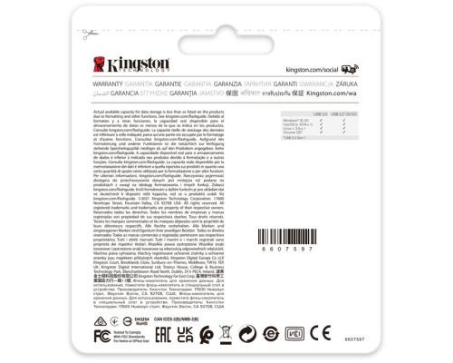 USB флеш накопичувач Kingston 2x64GB DataTraveler Exodia M Black/Blue USB 3.2 (DTXM/64GB-2P)