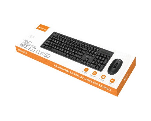 Комплект Xtrike ME MK-307 Wireless UA Black (MK-307UA)