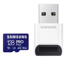 Карта пам'яті Samsung 128GB microSDXC calss 10 UHS-I V30 Pro Plus (MB-MD128SB/WW)