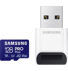 Карта пам'яті Samsung 128GB microSDXC calss 10 UHS-I V30 Pro Plus (MB-MD128SB/WW)