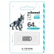 USB флеш накопичувач Wibrand 64GB lynx Silver USB 2.0 (WI2.0/LY64M2S)