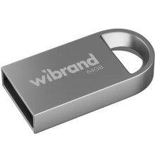 USB флеш накопичувач Wibrand 64GB lynx Silver USB 2.0 (WI2.0/LY64M2S)