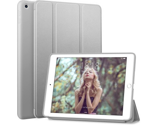 Чохол до планшета BeCover Tri Fold Soft TPU Silicone Apple iPad Air 4 10.9 2020/2021 Gray (706872) (706872)