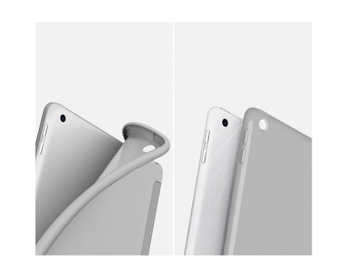 Чохол до планшета BeCover Tri Fold Soft TPU Silicone Apple iPad Air 4 10.9 2020/2021 Gray (706872) (706872)