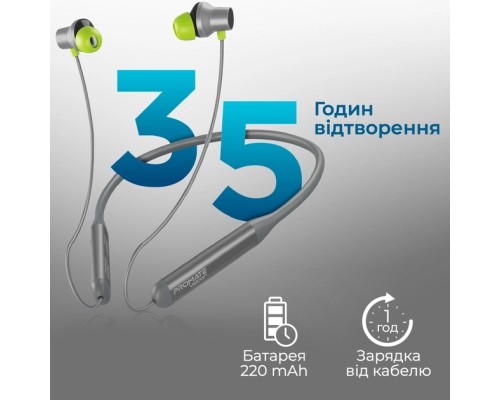 Навушники Promate ANC Velcon Grey (velcon.grey)