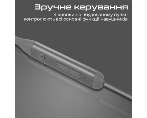 Навушники Promate ANC Velcon Grey (velcon.grey)