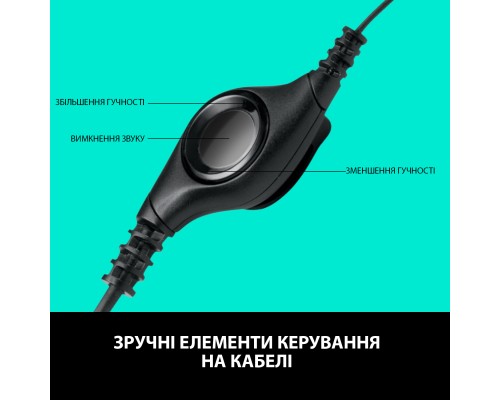 Навушники Logitech H390 (981-000406)