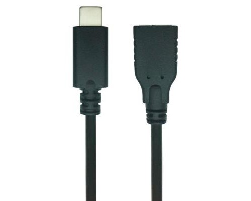 Дата кабель USB 2.0 Type C to AF 0.1m REAL-EL (EL123500017)