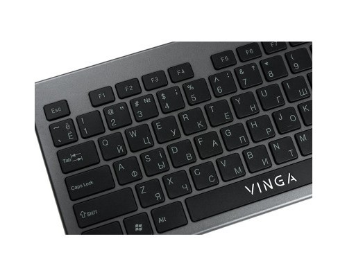 Клавіатура Vinga KB735 black-grey