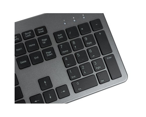 Клавіатура Vinga KB735 black-grey