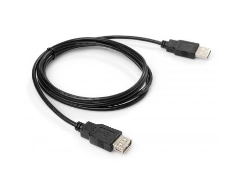 Дата кабель USB 2.0 AM/AF 1.8m Vinga (VCPUSBAMAF1.8BK)