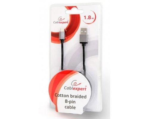 Дата кабель USB 2.0 AM to Lightning 1.8m Cablexpert (CCB-mUSB2B-AMLM-6)