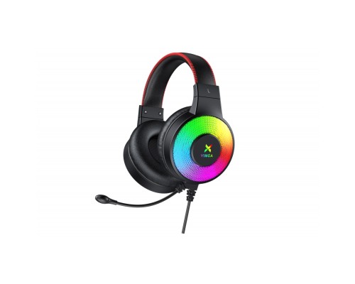 Навушники Vinga HSCU-100 Gaming LED Black (HSCU-100)