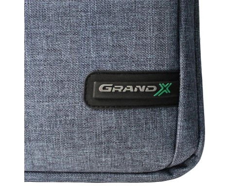 Сумка для ноутбука Grand-X 14-15'' SB-149 soft pocket Grey-Blue (SB-149J)