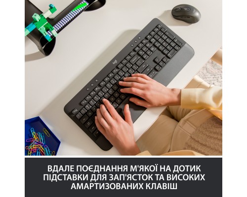 Клавіатура Logitech Signature K650 USB/Bluetooth UA Graphite (920-010945)