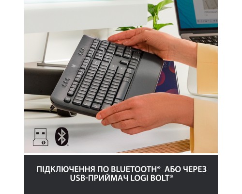 Клавіатура Logitech Signature K650 USB/Bluetooth UA Graphite (920-010945)