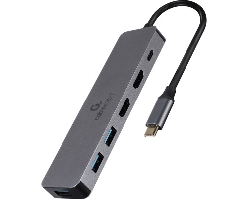 Концентратор Cablexpert USB-C 3-in-1 (A-CM-COMBO3-03)