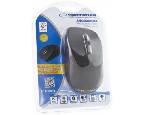 Мишка Esperanza Andromeda Bluetooth Black (EM123K)