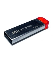 USB флеш накопичувач Mibrand 32GB Falcon Silver-Red USB 2.0 (MI2.0/FA32U7R)