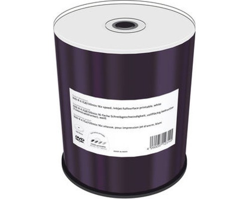 Диск DVD Mediarange DVD-R 4.7GB 120min 16x speed, inkjet fullsurface printable, Cake 100 (MR413)