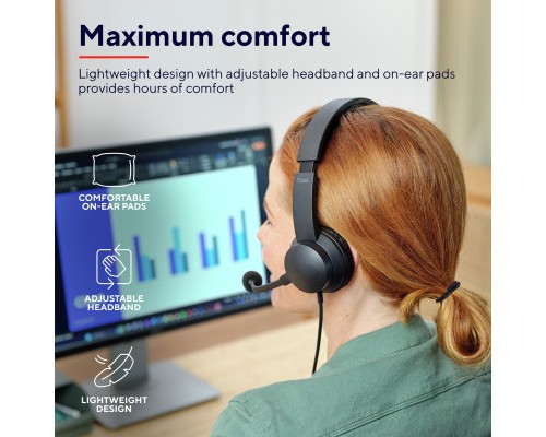 Навушники Trust Ayda PC 3.5mm Black (25087)