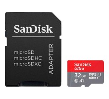 Карта пам'яті SanDisk 32GB microSDHC class 10 UHS-I A1 (SDSQUA4-032G-GN6IA)