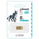 USB флеш накопичувач Wibrand 8GB lynx Gold USB 2.0 (WI2.0/LY8M2G)