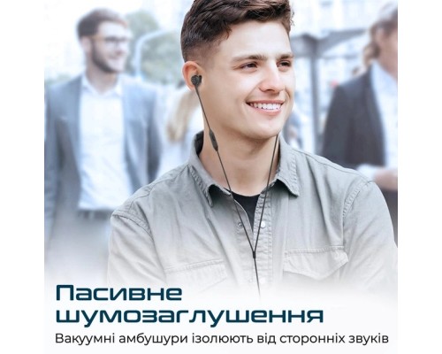 Навушники Promate Duet Black (duet.black)