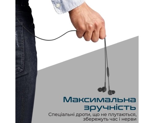 Навушники Promate Duet Black (duet.black)