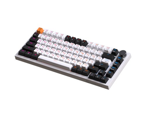 Клавіатура GamePro MK160W Hot-Swap Red Swich RGB USB UA White (MK160W)