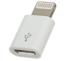 Перехідник PowerPlant Apple Lightning 8-pin to Micro USB (DV00DV4047)