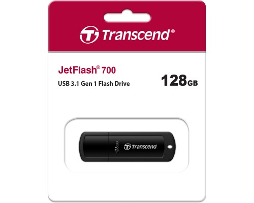 USB флеш накопичувач Transcend 128GB JetFlash 700 USB 3.0 (TS128GJF700)