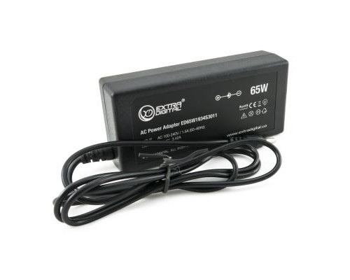Блок живлення до ноутбуку Extradigital Acer 19V, 3.42 A, 65W (3.0x1.1) (PSA3832)