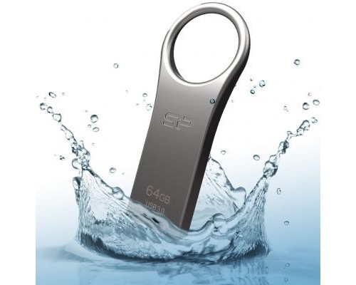 USB флеш накопичувач Silicon Power 64GB Jewel J80 Titanium USB 3.0 (SP064GBUF3J80V1T)
