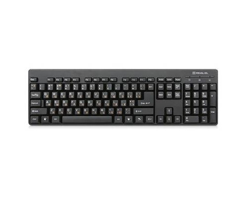 Клавіатура REAL-EL 502 Standard, USB, black