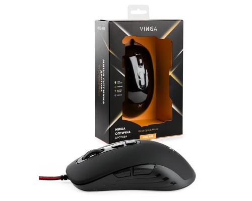 Мишка Vinga MSG-868 Silent black