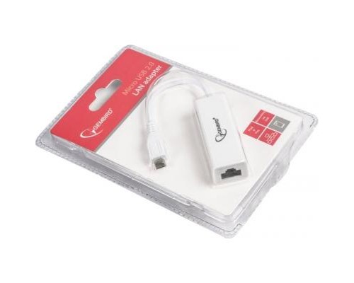 Адаптер Micro USB2.0 to RJ45 Gembird (NIC-mU2-01)