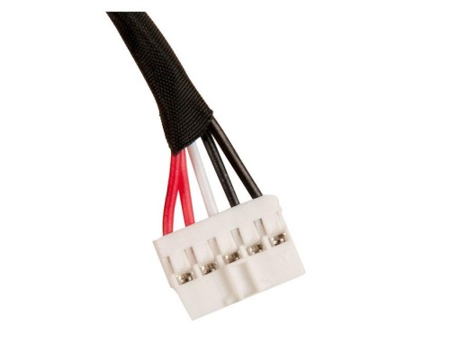 Роз'єм живлення ноутбука з кабелем Lenovo для Lenovo PJ960 (прямоугольный + center pin),5-pin,20 см (A49085)