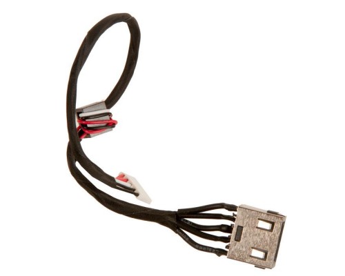 Роз'єм живлення ноутбука з кабелем Lenovo для Lenovo PJ960 (прямоугольный + center pin),5-pin,20 см (A49085)