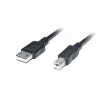 Кабель для принтера USB2.0 AM/BM 3.0m Pro black REAL-EL (EL123500027)