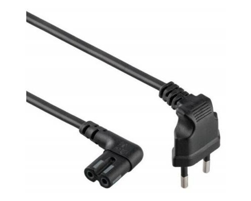 Кабель живлення C7 0.5m 0.5mm Q50/500 Merlion (PC-184/2 CEE7/16-C7 CU5)