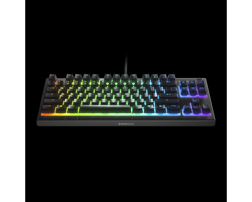 Клавіатура SteelSeries Apex 3 TKL UA USB Black (SS64831)